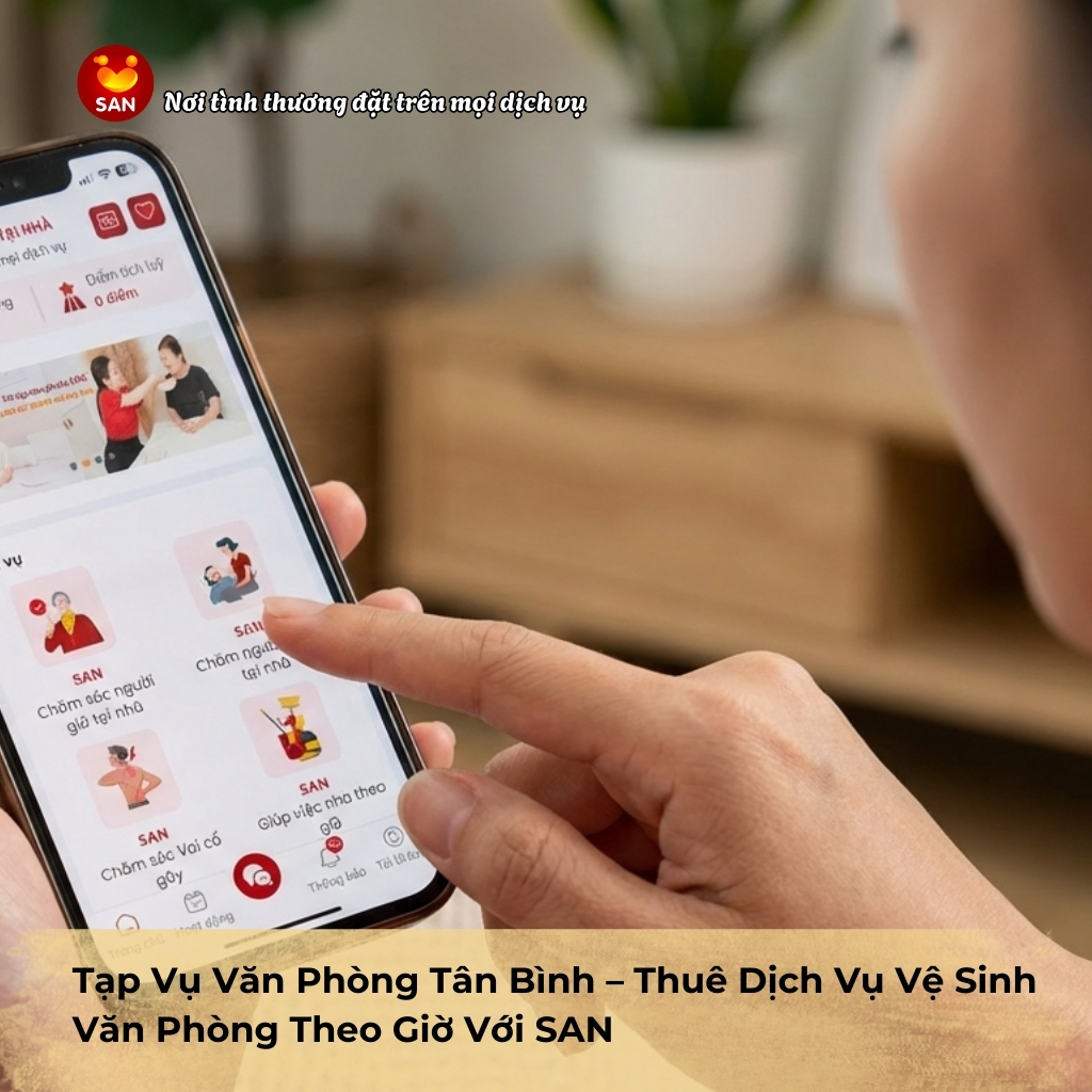 tạp vụ văn phòng Tân Bình