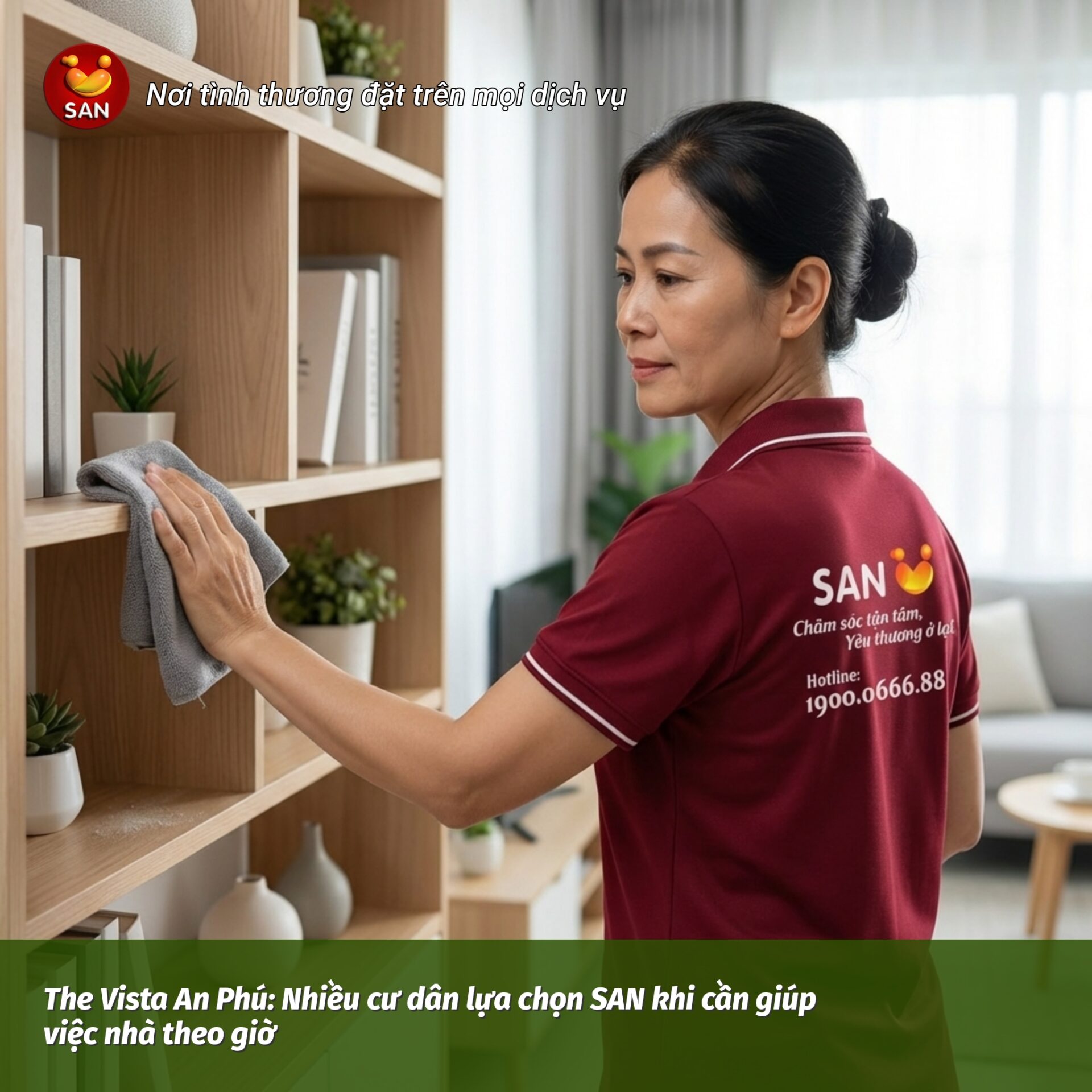 giúp việc nhà theo giờ tại The Vista An Phú