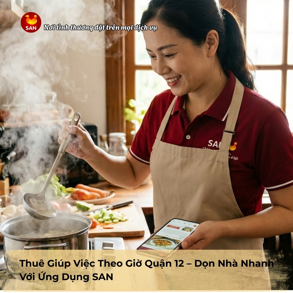 giúp việc theo giờ Quận 12
