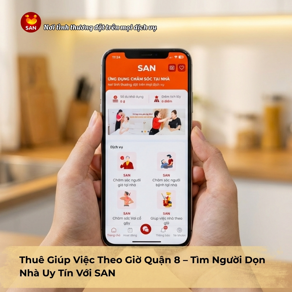 giúp việc theo giờ Quận 8