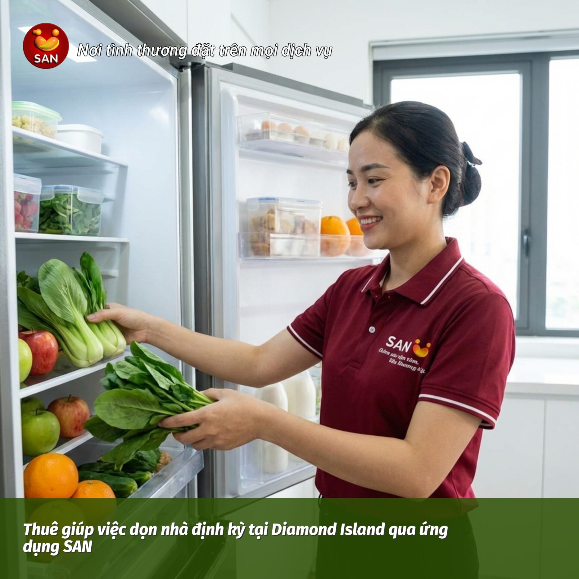 dọn nhà định kỳ tại Diamond Island