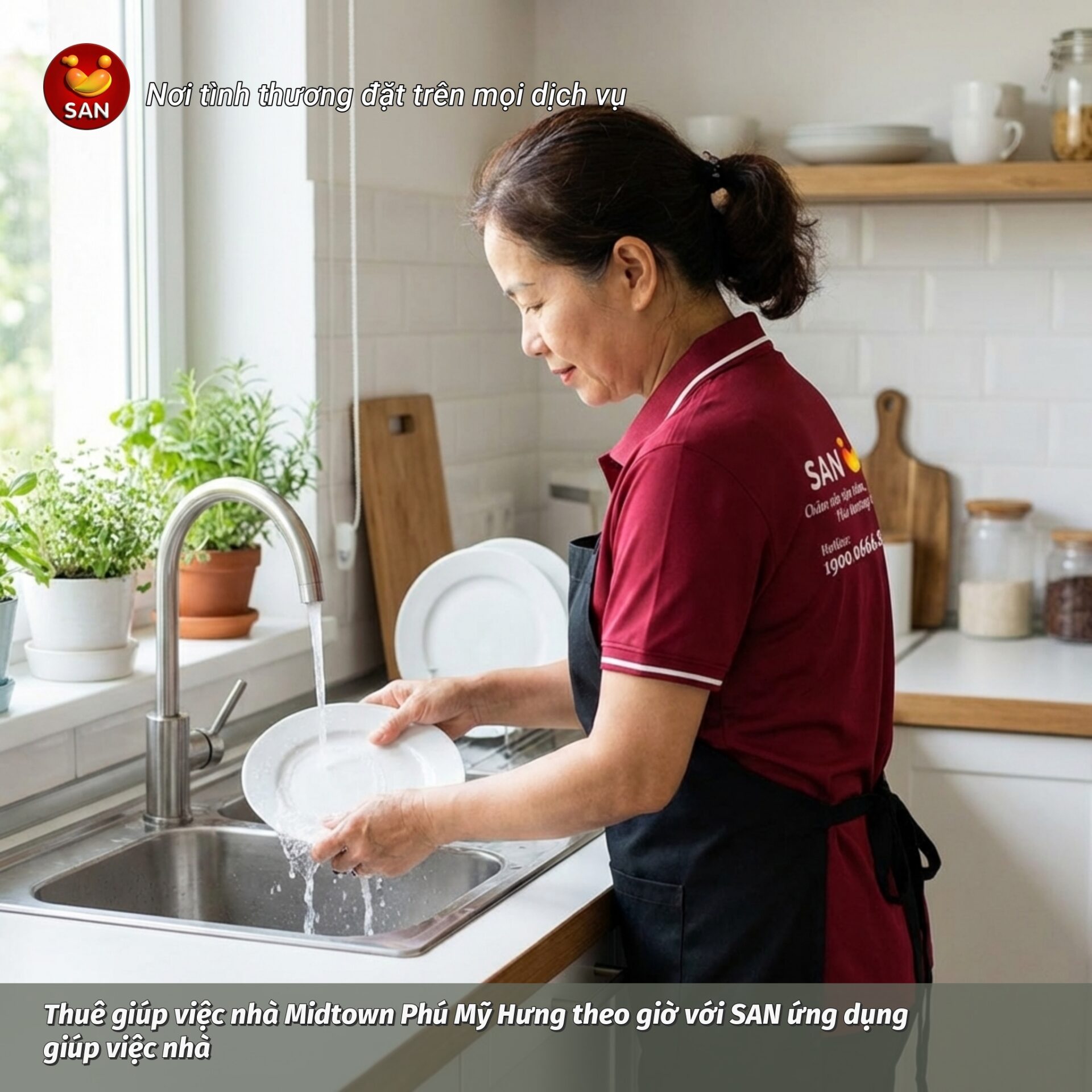 Housekeeping services in Midtown Phu My Hung