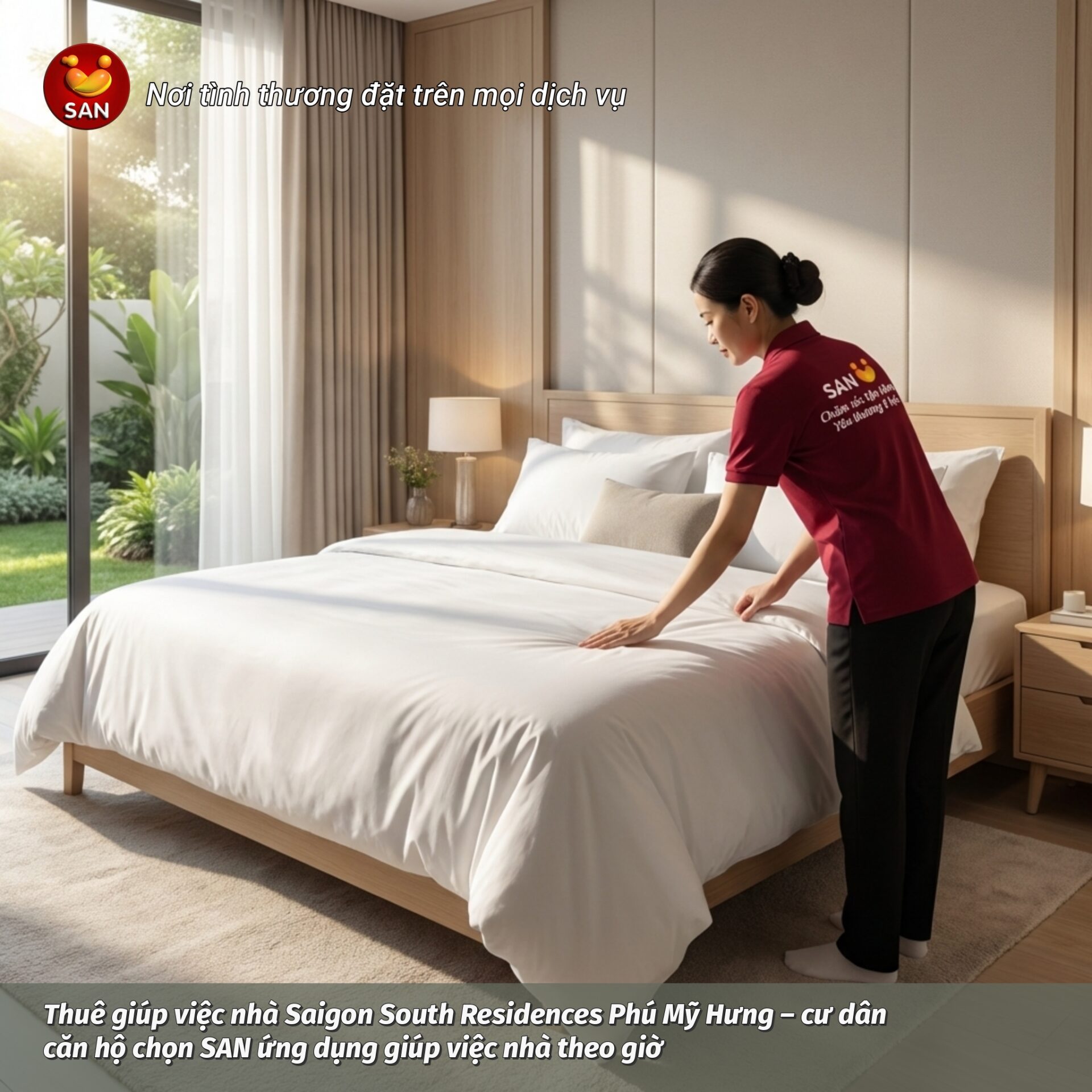 Housekeeping services at Saigon South Residences