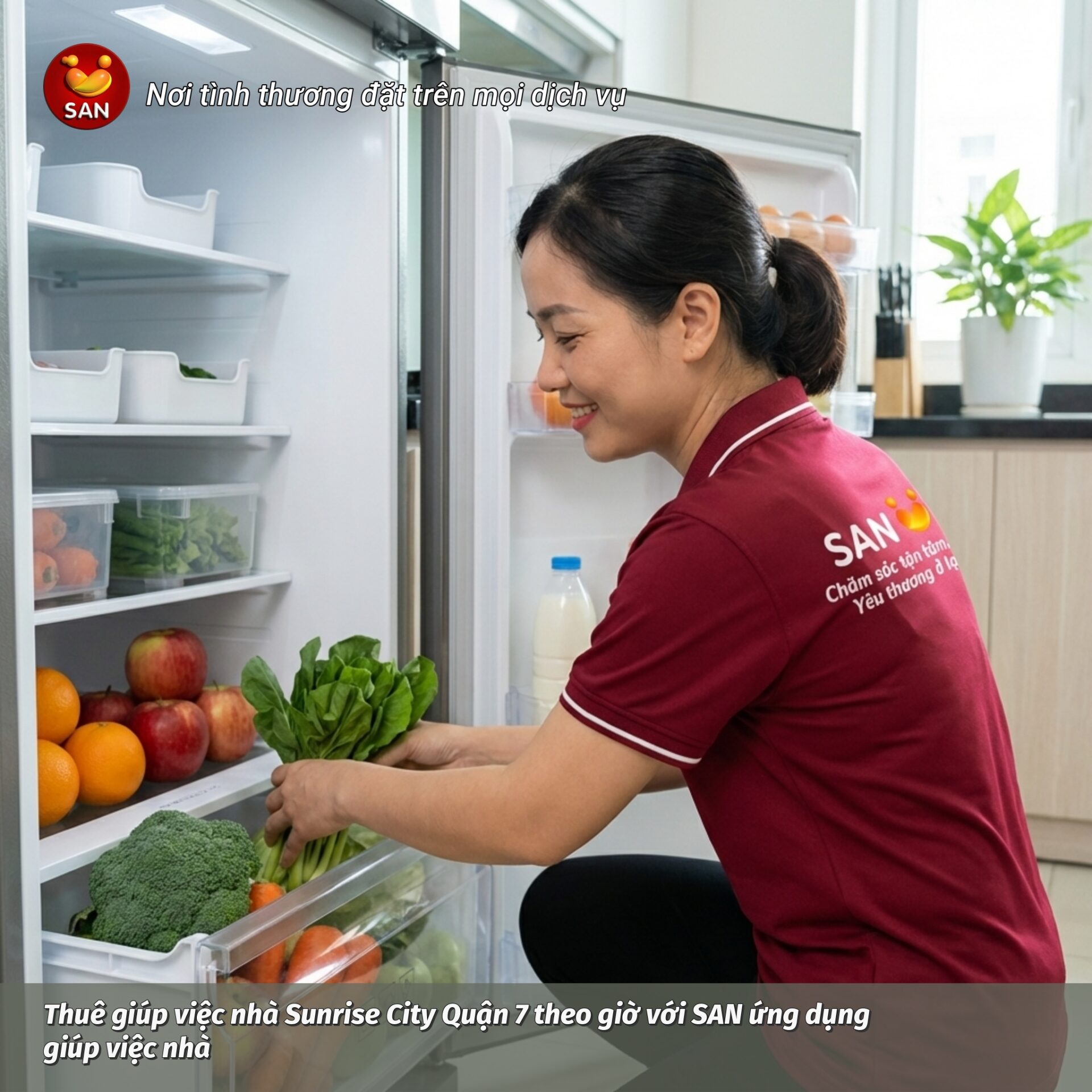 giúp việc nhà Sunrise City