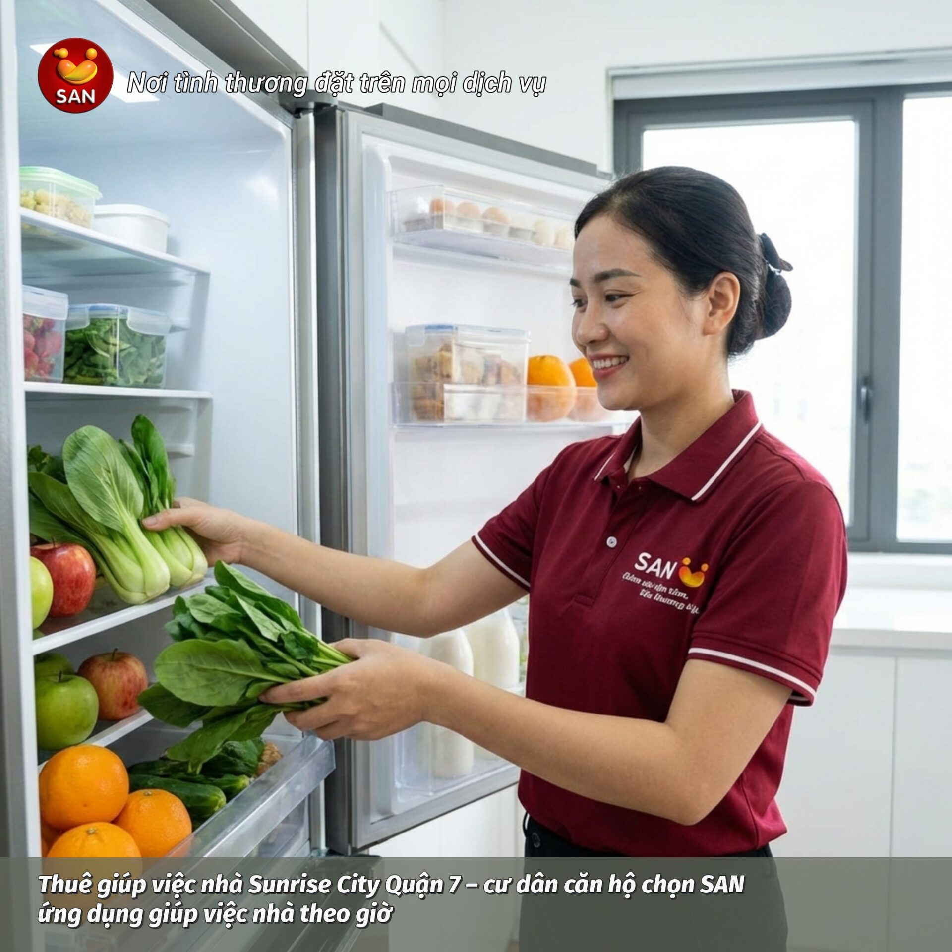 giúp việc nhà theo giờ Sunrise City Quận 7