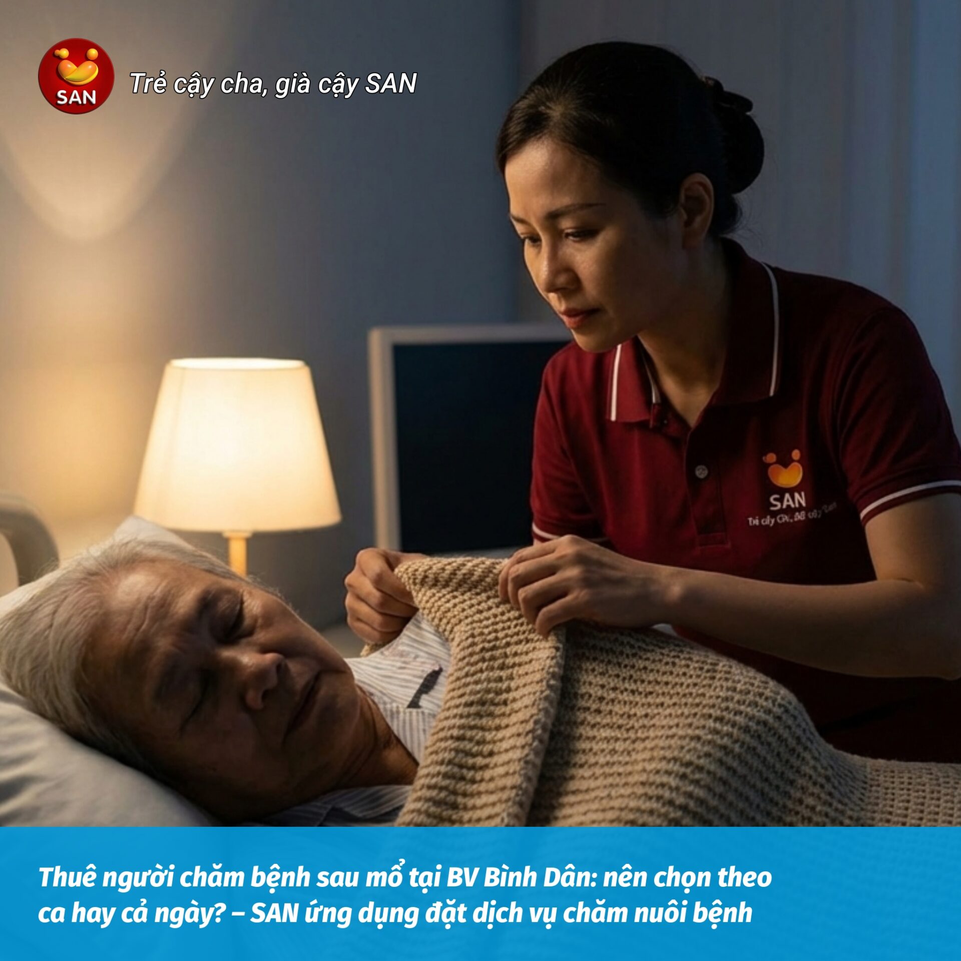 thuê người chăm bệnh tại BV Bình Dân