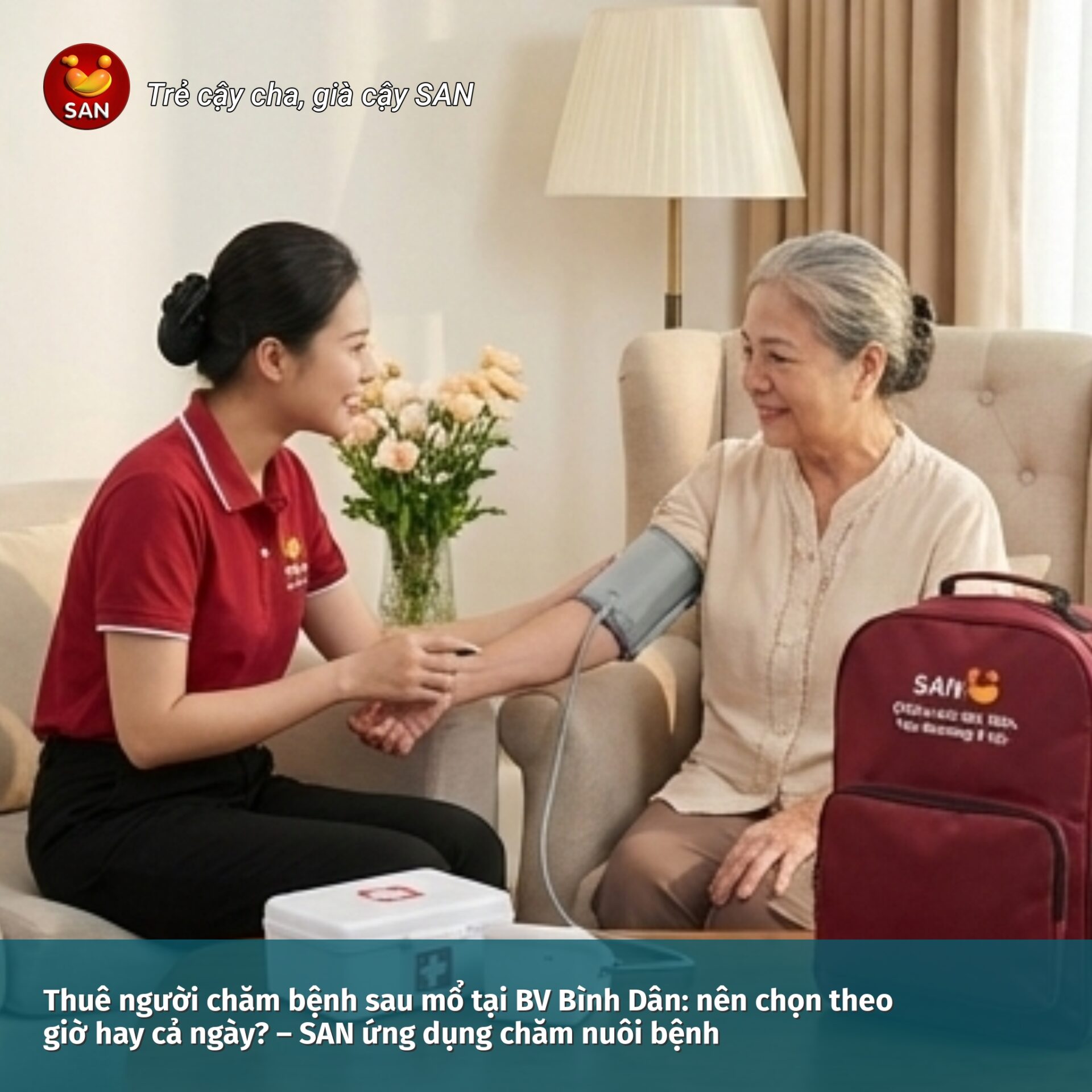 thuê người chăm bệnh sau mổ tại BV Bình Dân