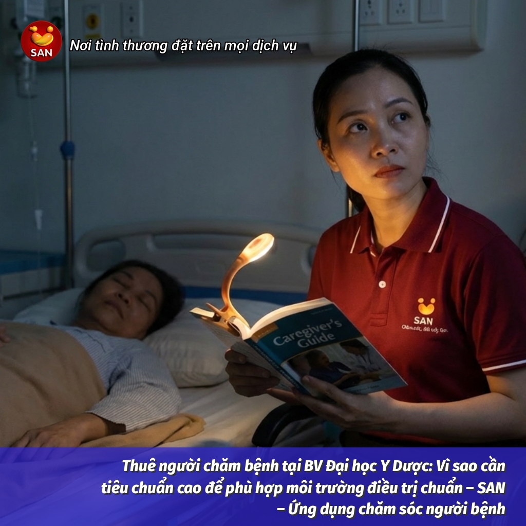 chăm sóc người bệnh tại BV Đại học Y Dược