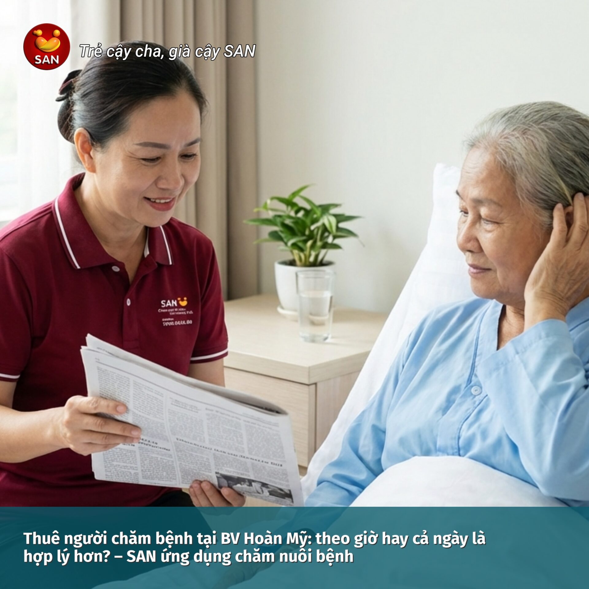 thuê người chăm bệnh tại Bệnh viện Hoàn Mỹ