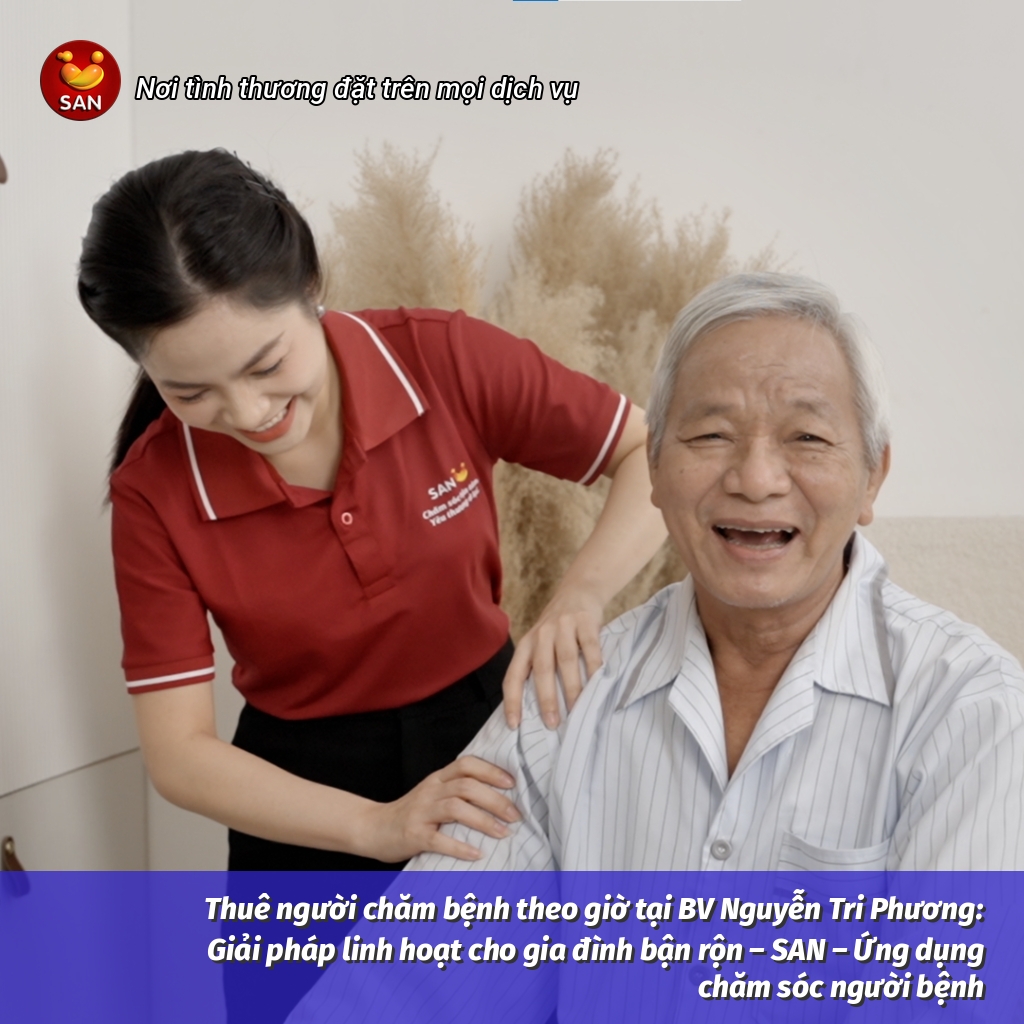 Hiring a caregiver by the hour at Nguyen Tri Phuong Hospital