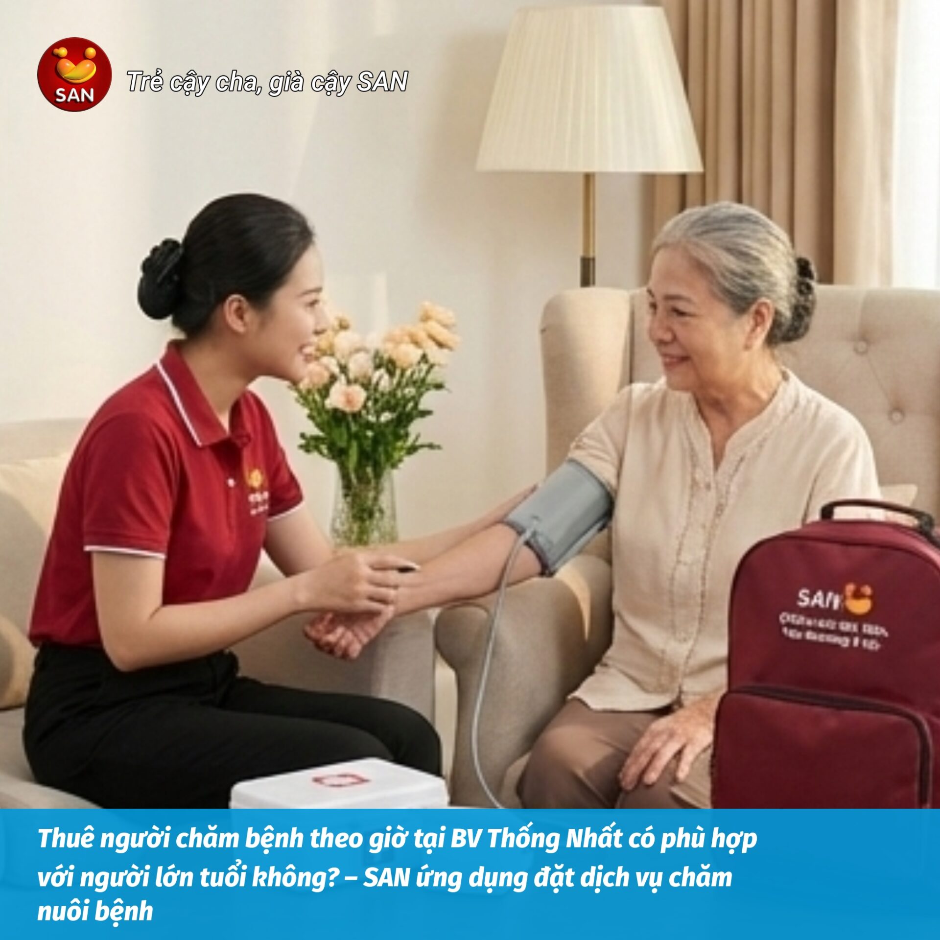 thuê người chăm bệnh theo giờ tại BV Thống Nhất