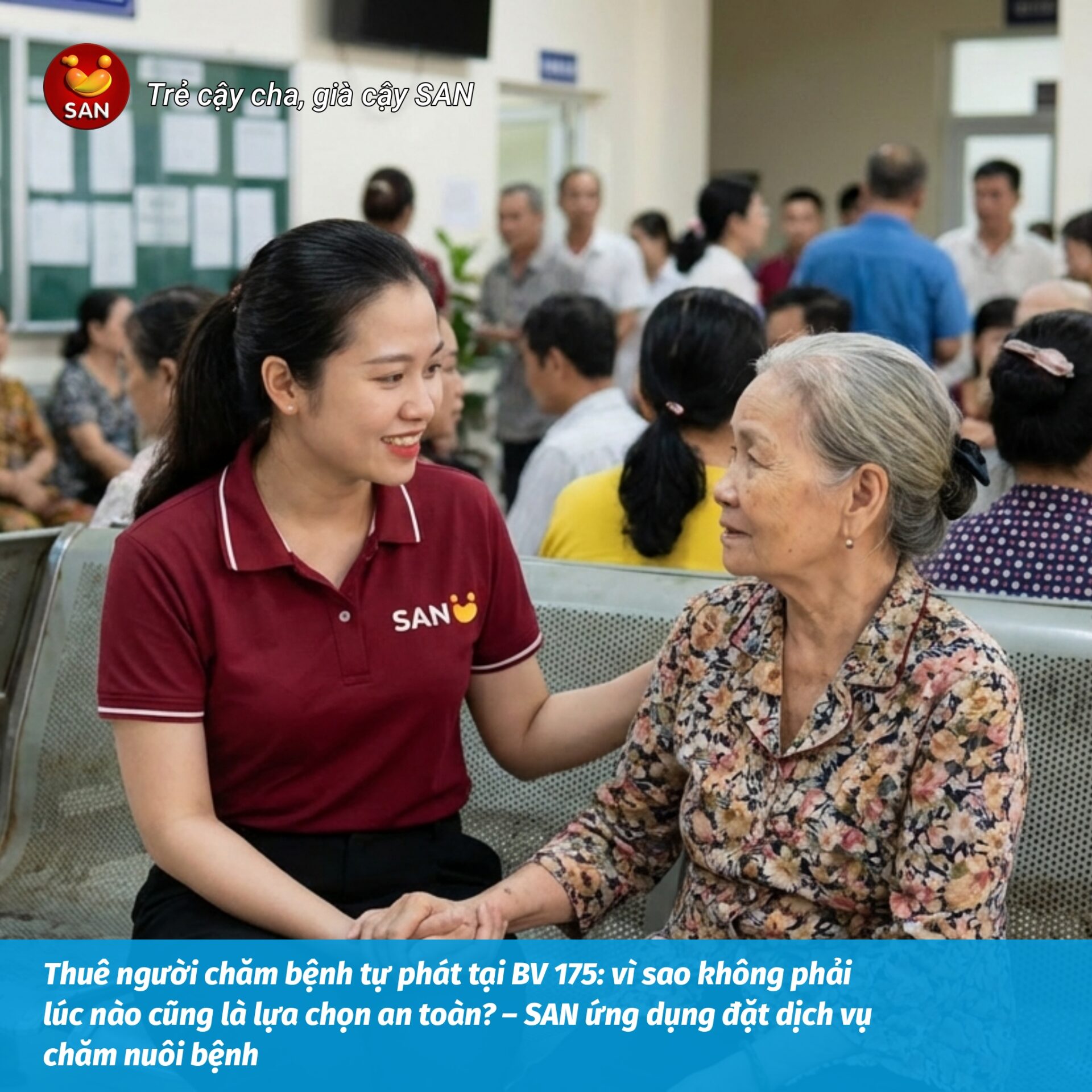 thuê người chăm bệnh tại BV 175
