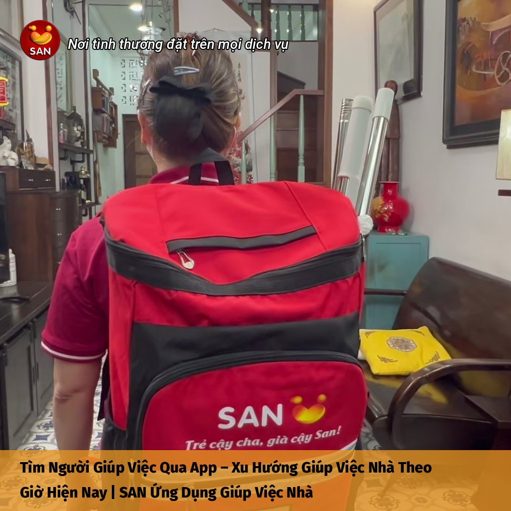tìm người giúp việc qua app