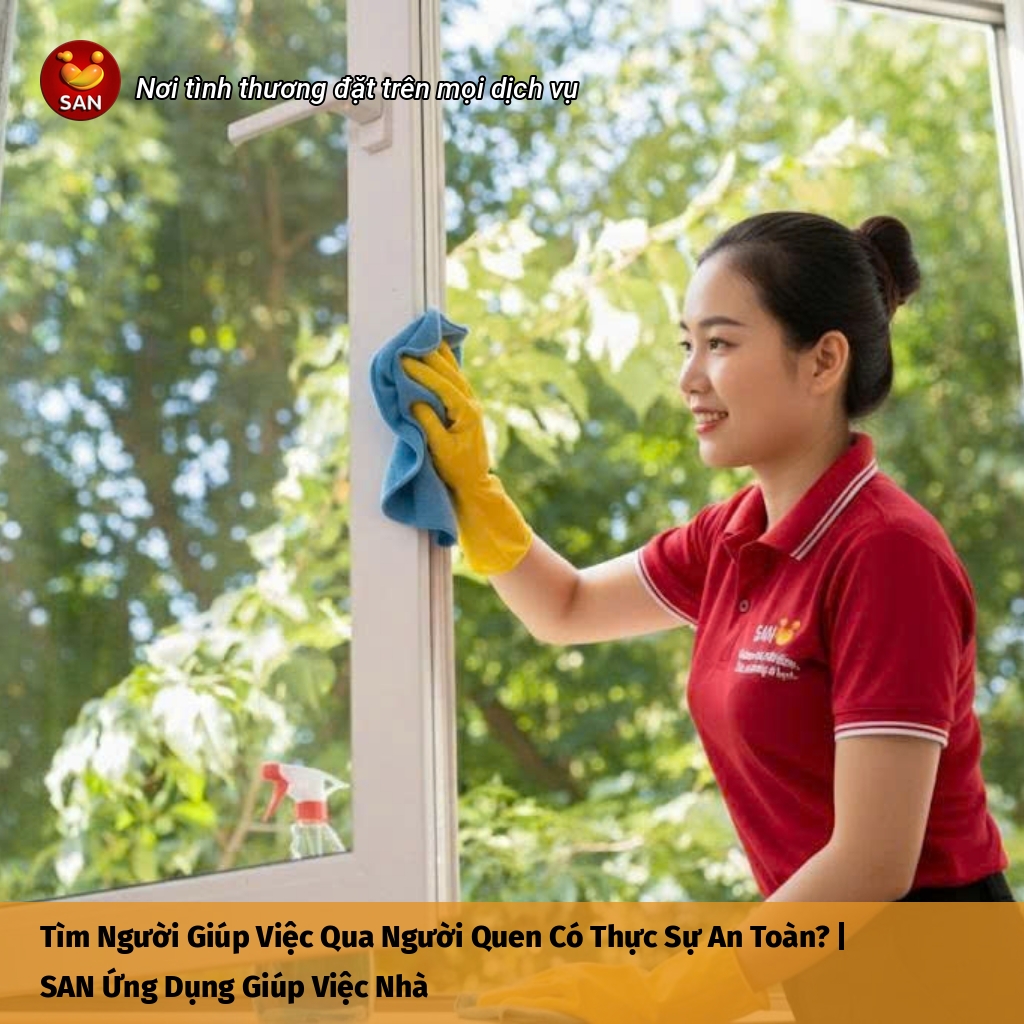 tìm người giúp việc qua người quen