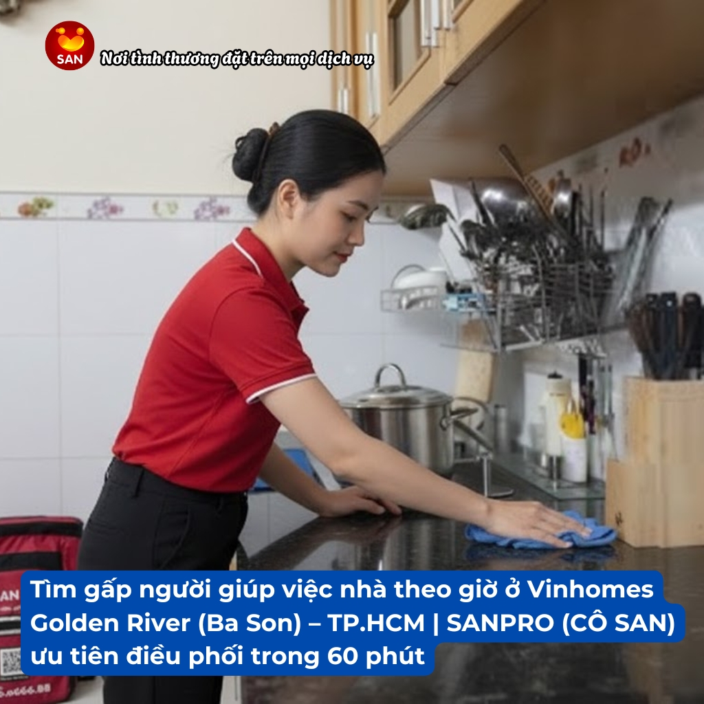 giúp việc nhà theo giờ tại Vinhomes Golden River