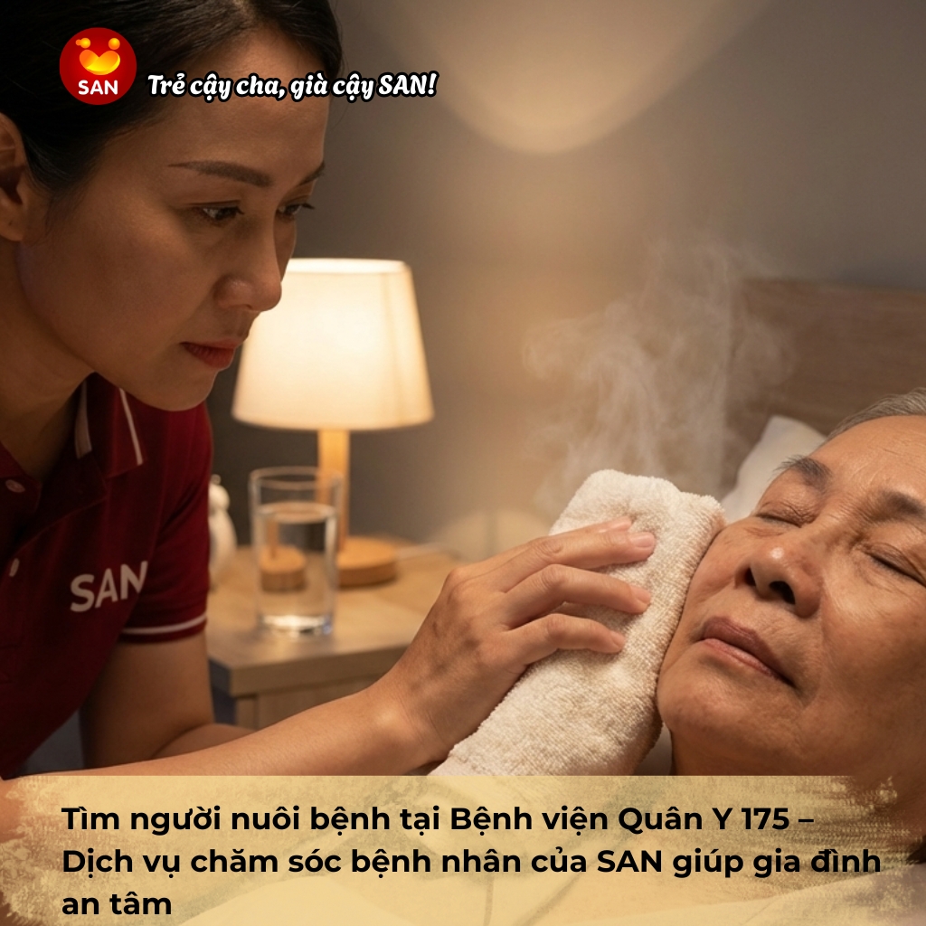 tìm người nuôi bệnh tại Bệnh viện Quân Y 175