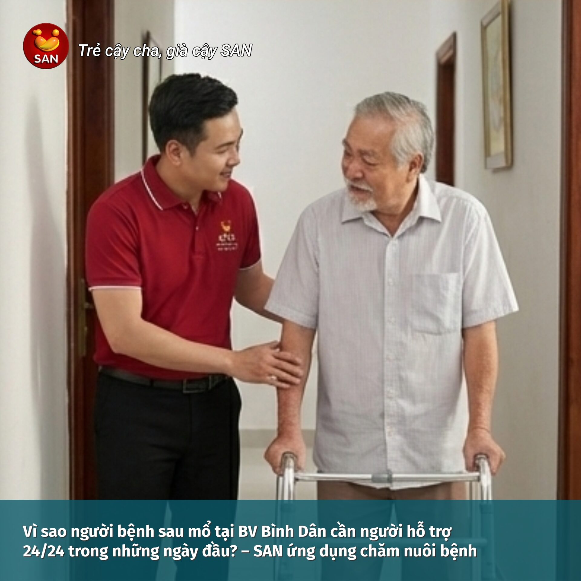 chăm sóc người bệnh sau mổ tại Bệnh viện Bình Dân