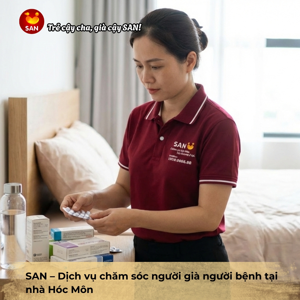 SAN – Dịch vụ chăm sóc người già người bệnh tại nhà Hóc Môn
