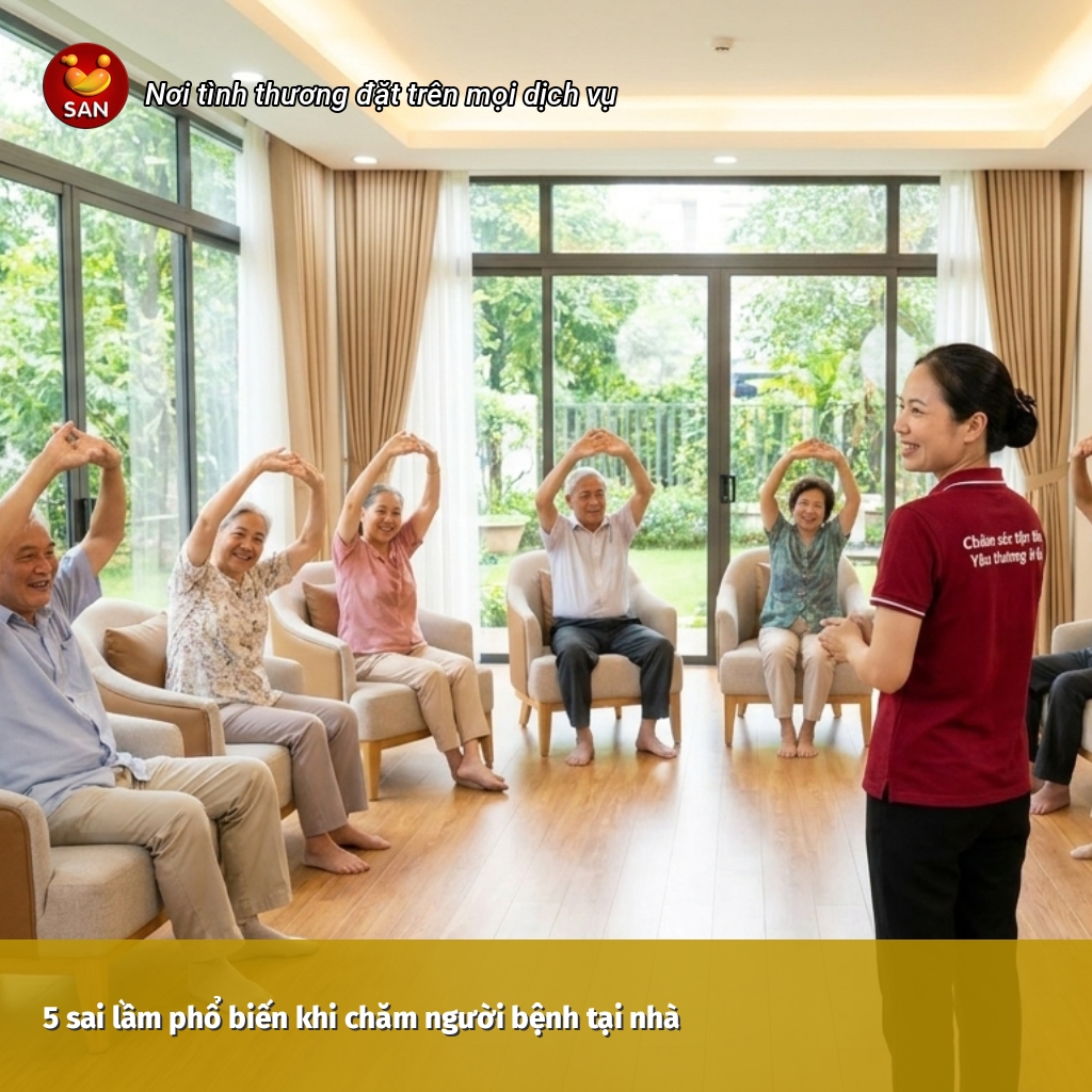 chăm người bệnh tại nhà