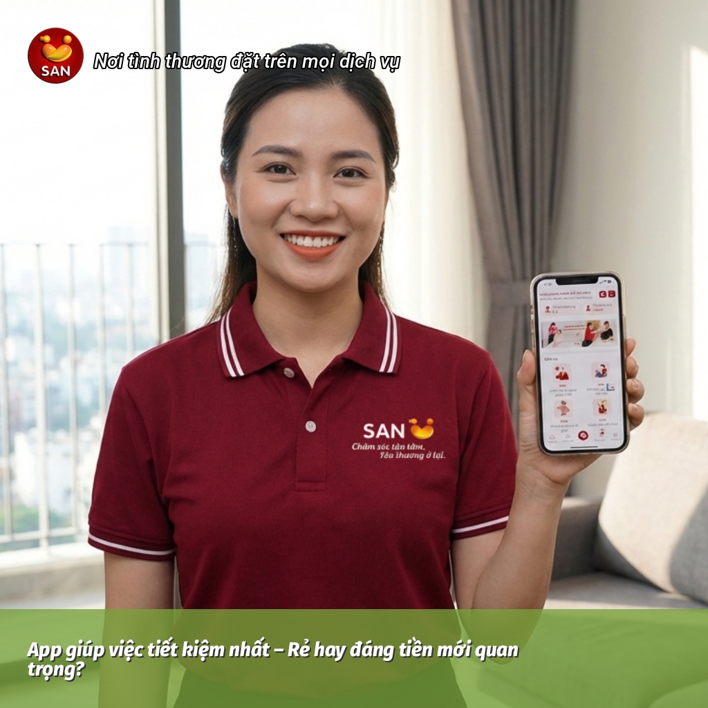 App giúp việc tiết kiệm nhất