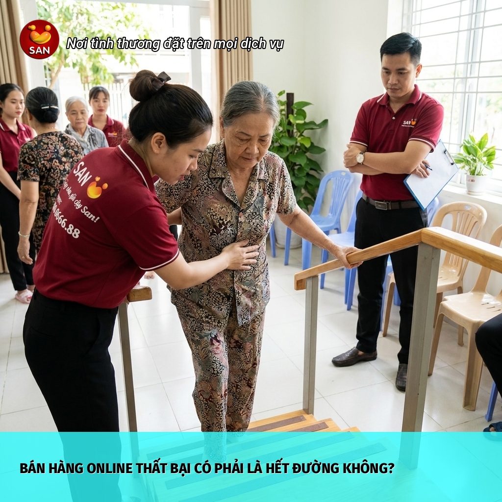 bán hàng online thất bại
