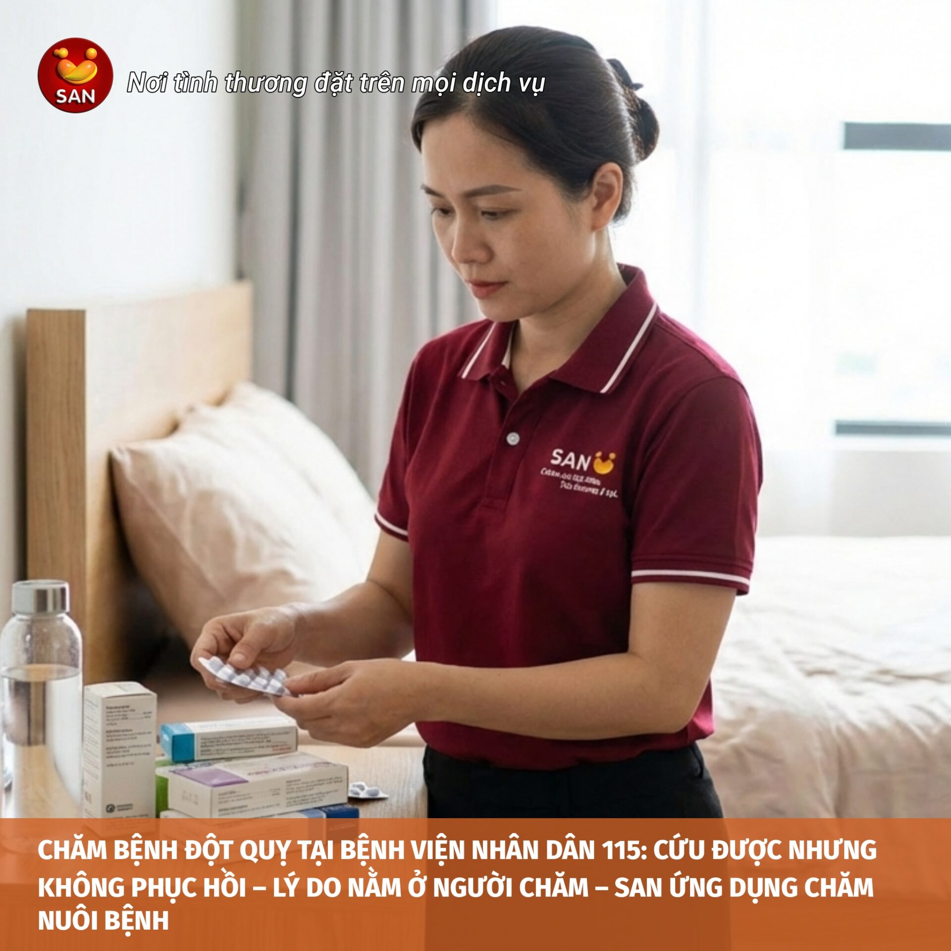 chăm sóc bệnh nhân đột quỵ