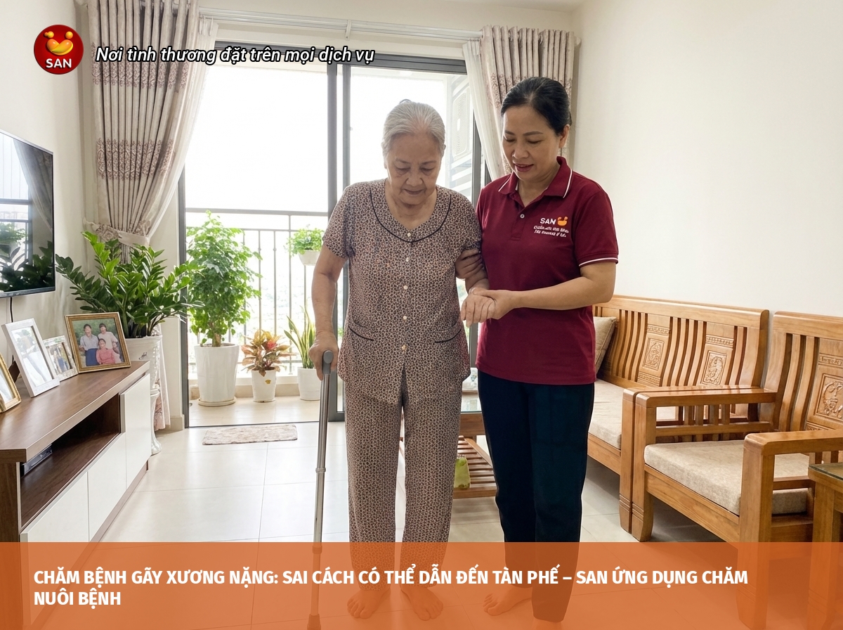 chăm sóc người bệnh gãy xương