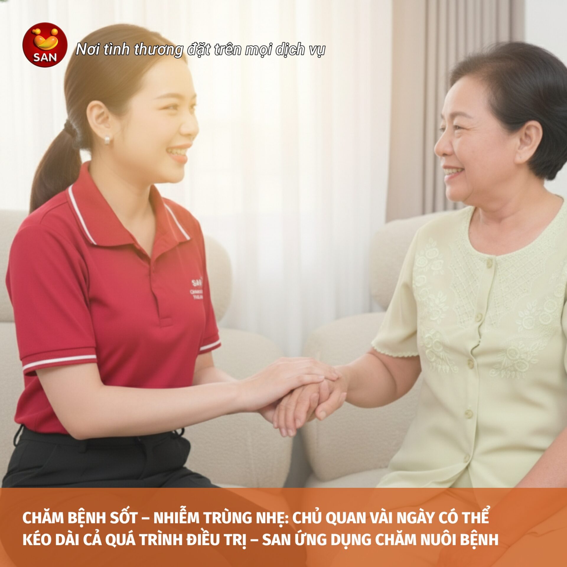 chăm sóc người bệnh sốt