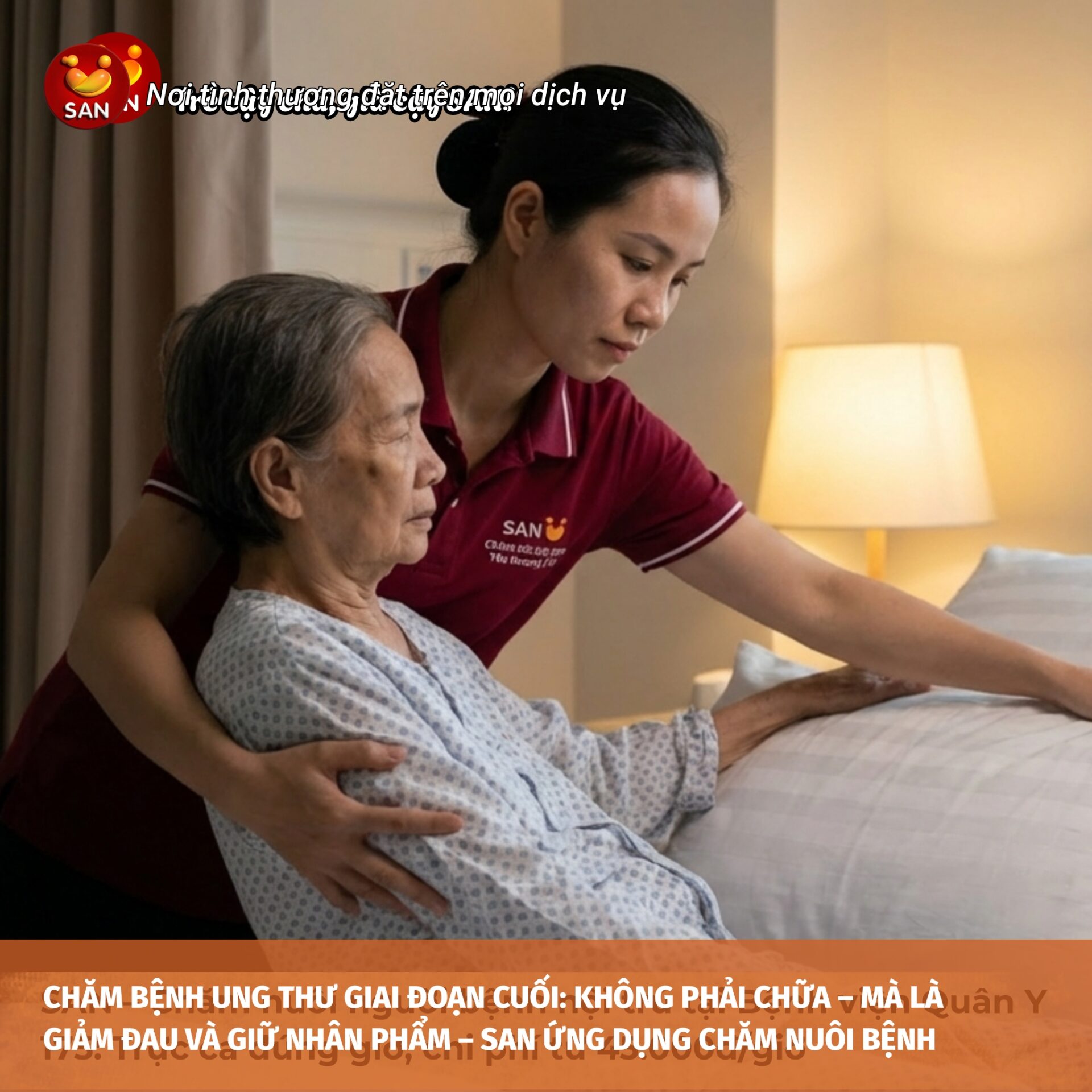 chăm sóc bệnh nhân ung thư giai đoạn cuối