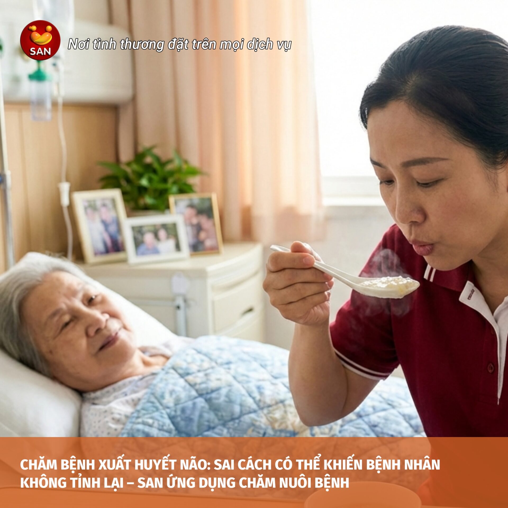 Caring for patients with cerebral hemorrhage.