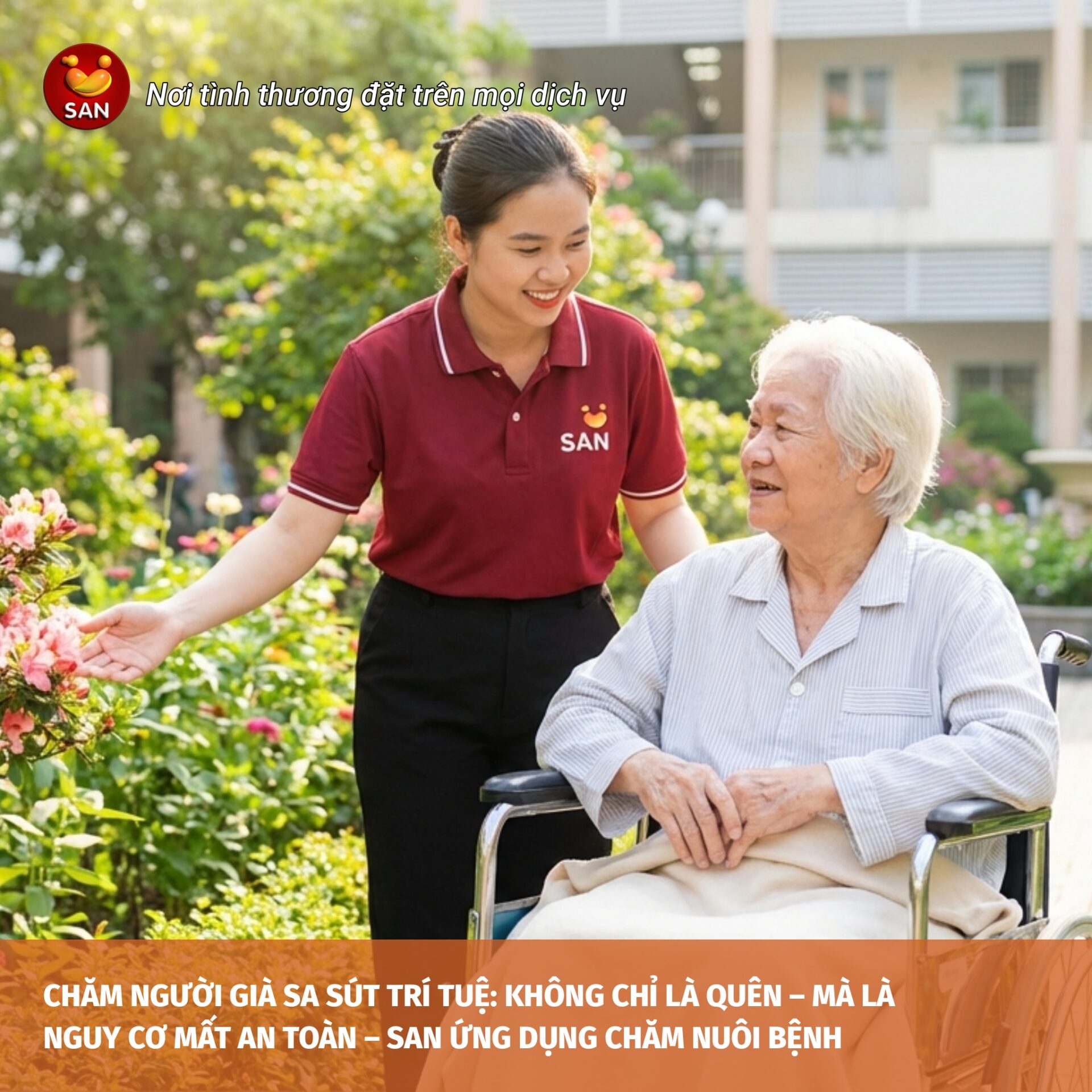 chăm sóc người già sa sút trí tuệ
