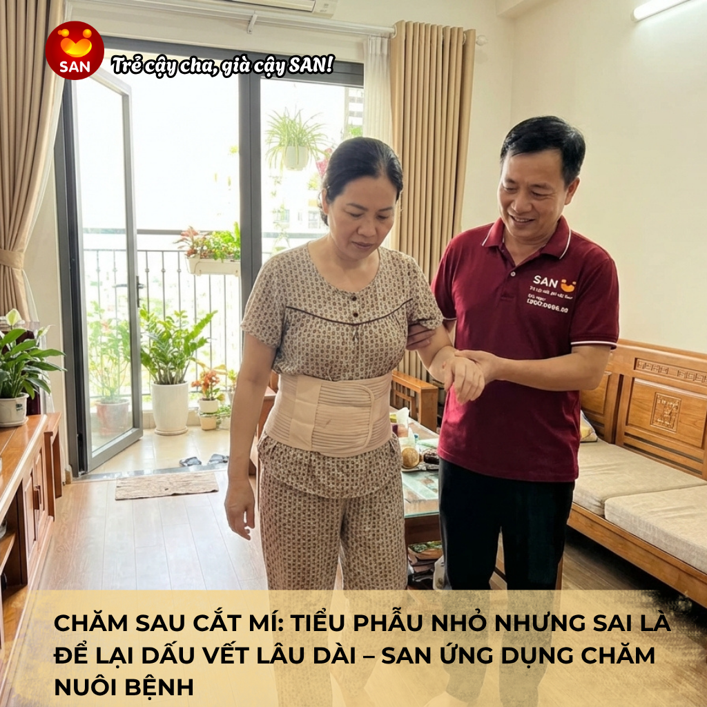 chăm sóc sau cắt mí