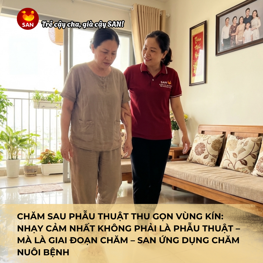 chăm sóc sau nâng ngực