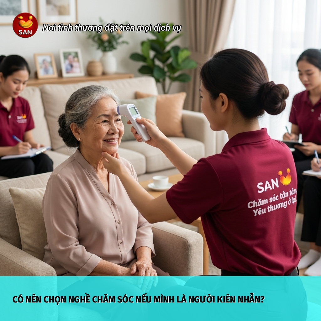nghề chăm sóc nếu kiên nhẫn