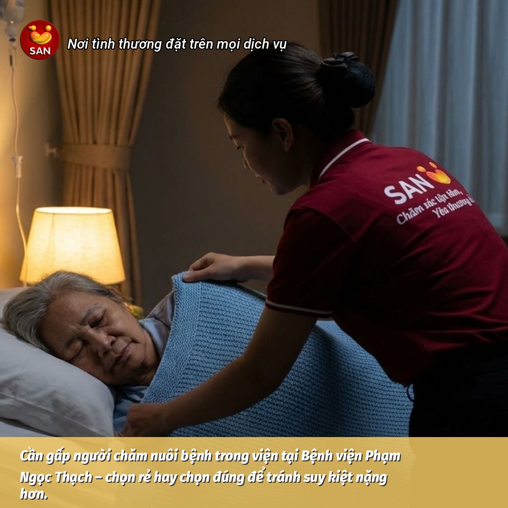 We urgently need a caregiver for a sick person.
