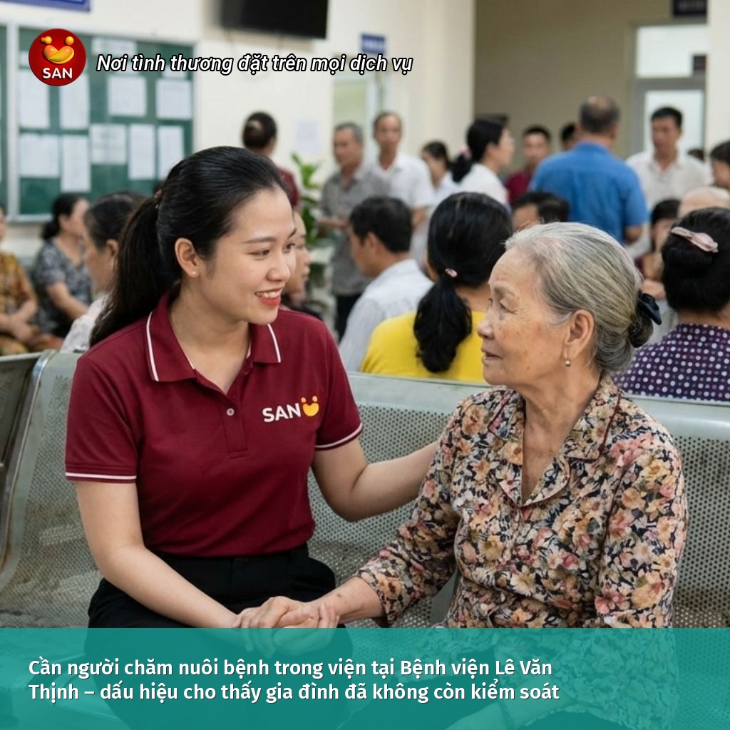 cần người chăm nuôi bệnh trong viện