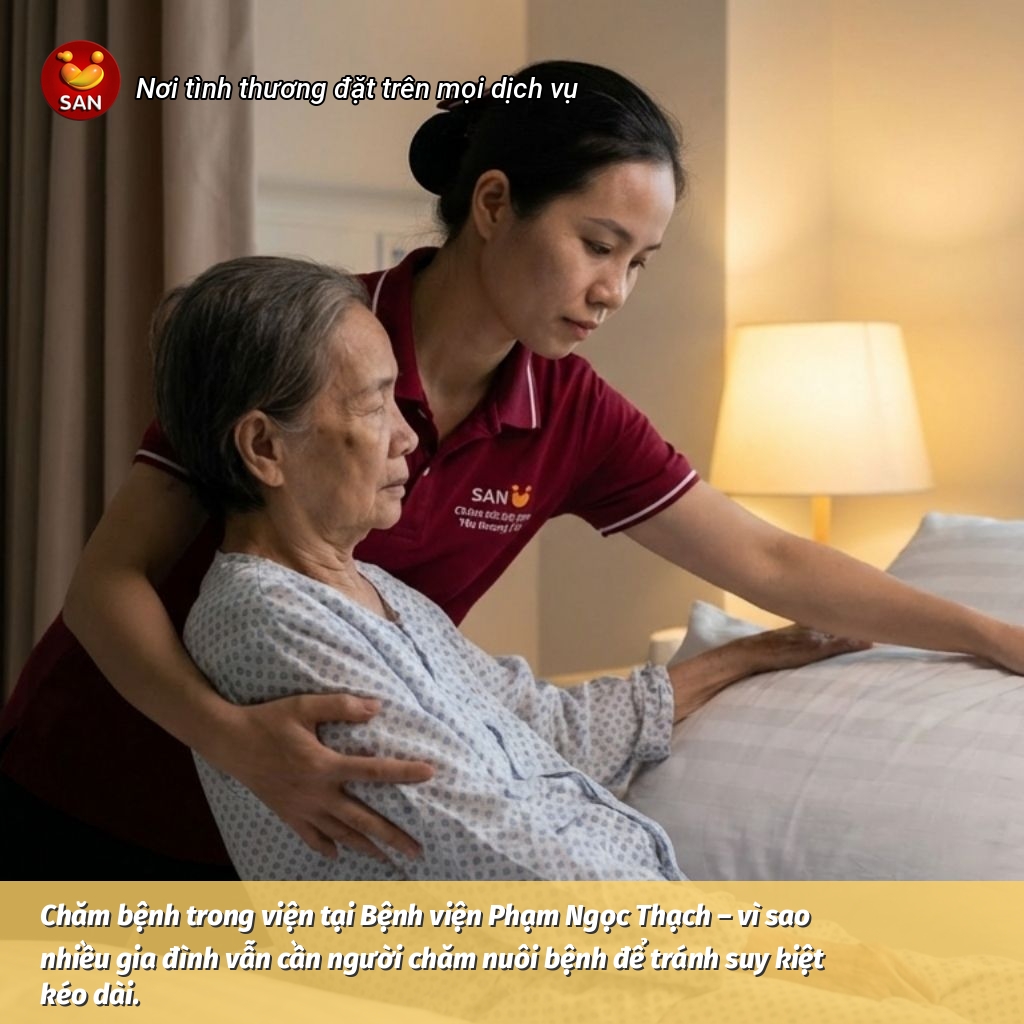 chăm bệnh trong viện tại Bệnh viện Phạm Ngọc Thạch