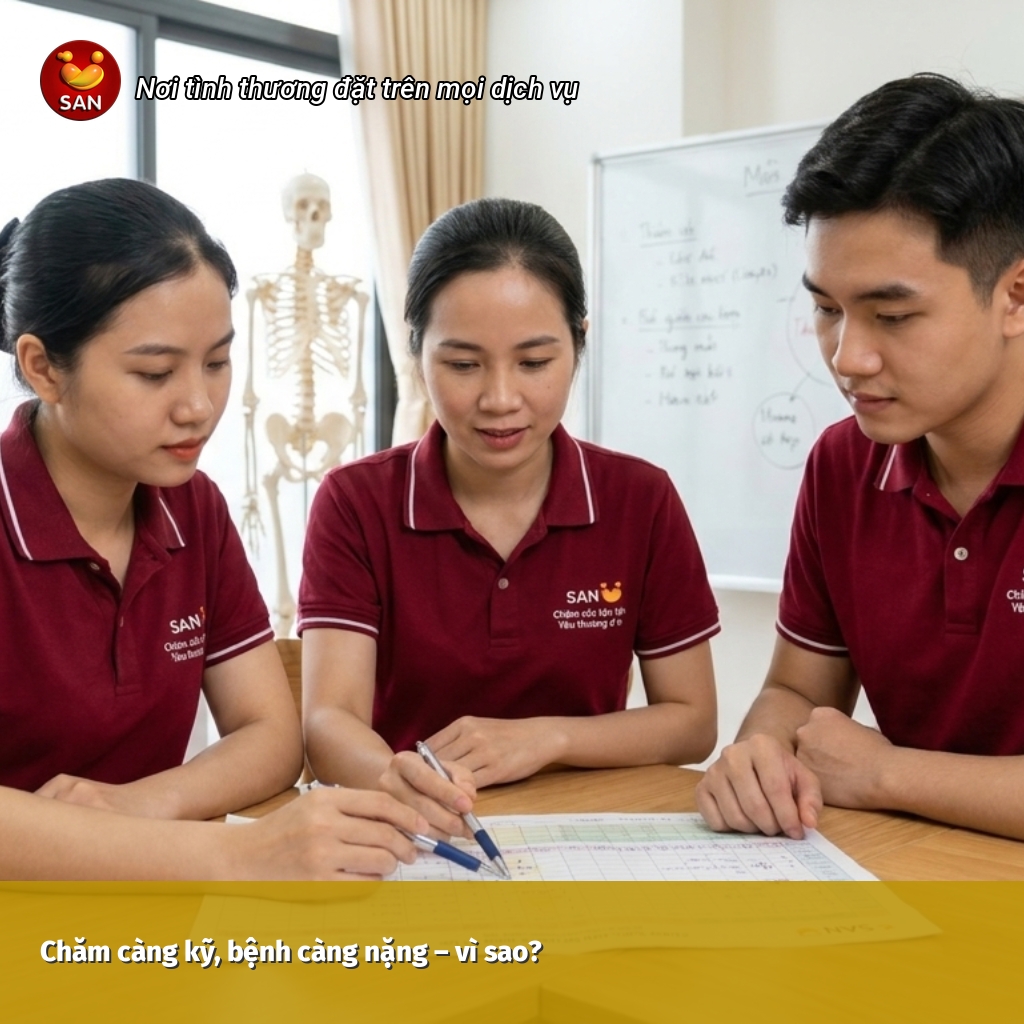 Chăm càng kỹ bệnh càng nặng