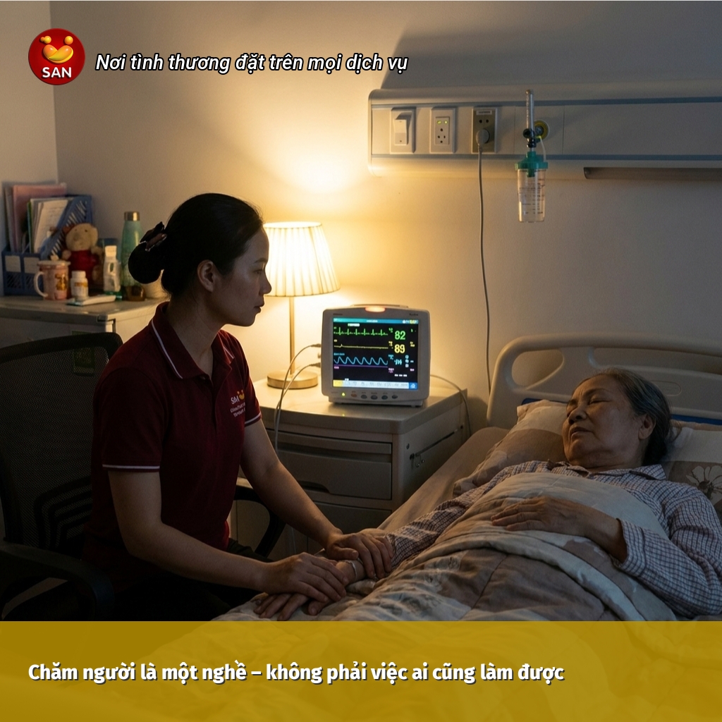 Chăm người là một nghề