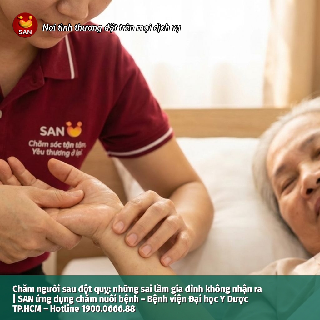 Chăm người sau đột quỵ