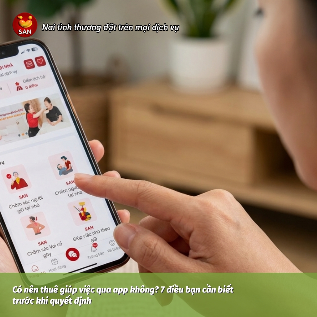 thuê giúp việc qua app