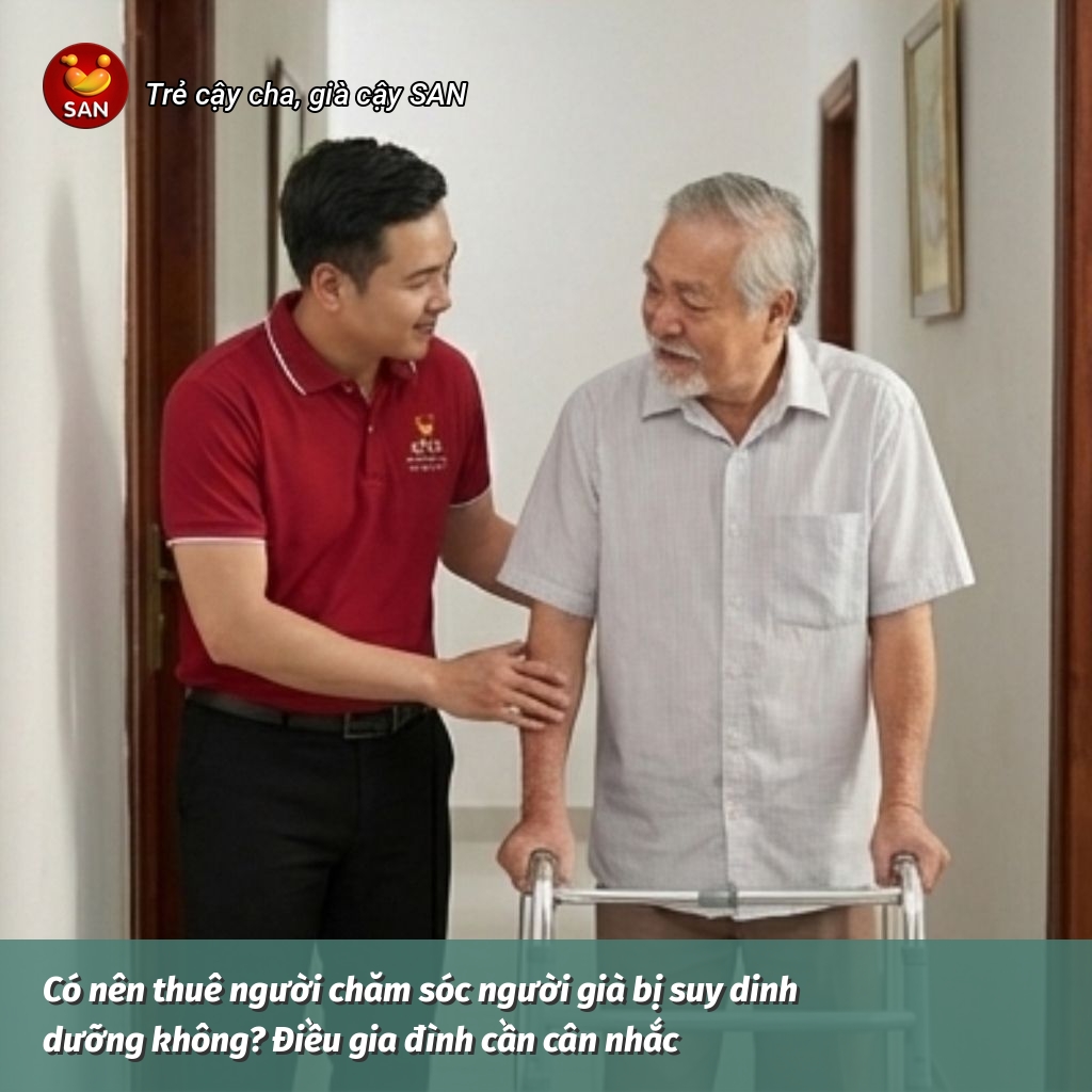 hire a caregiver for malnourished elderly people.