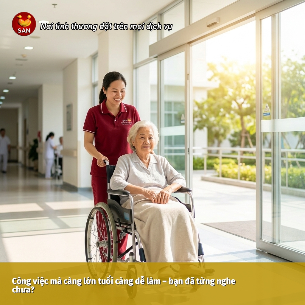 công việc càng lớn tuổi càng dễ làm