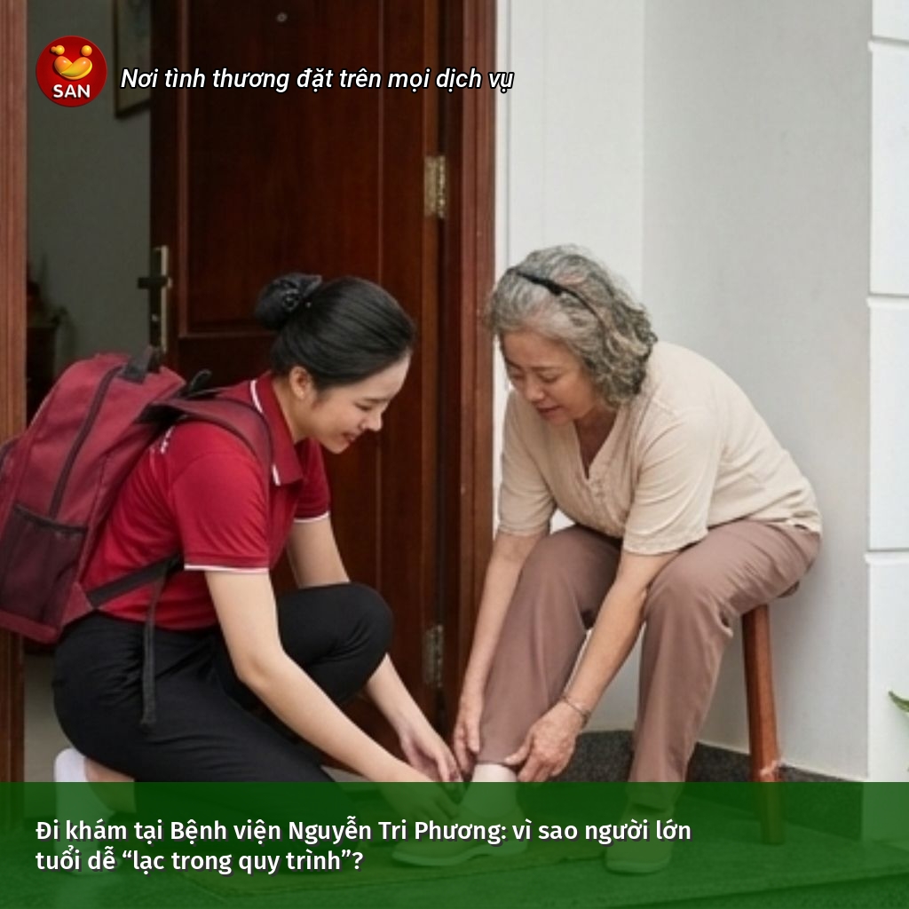 Go for a check-up at Nguyen Tri Phuong Hospital.