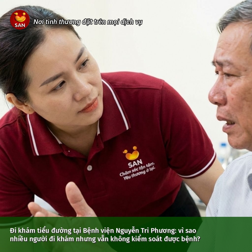đi khám tiểu đường tại Bệnh viện Nguyễn Tri Phương