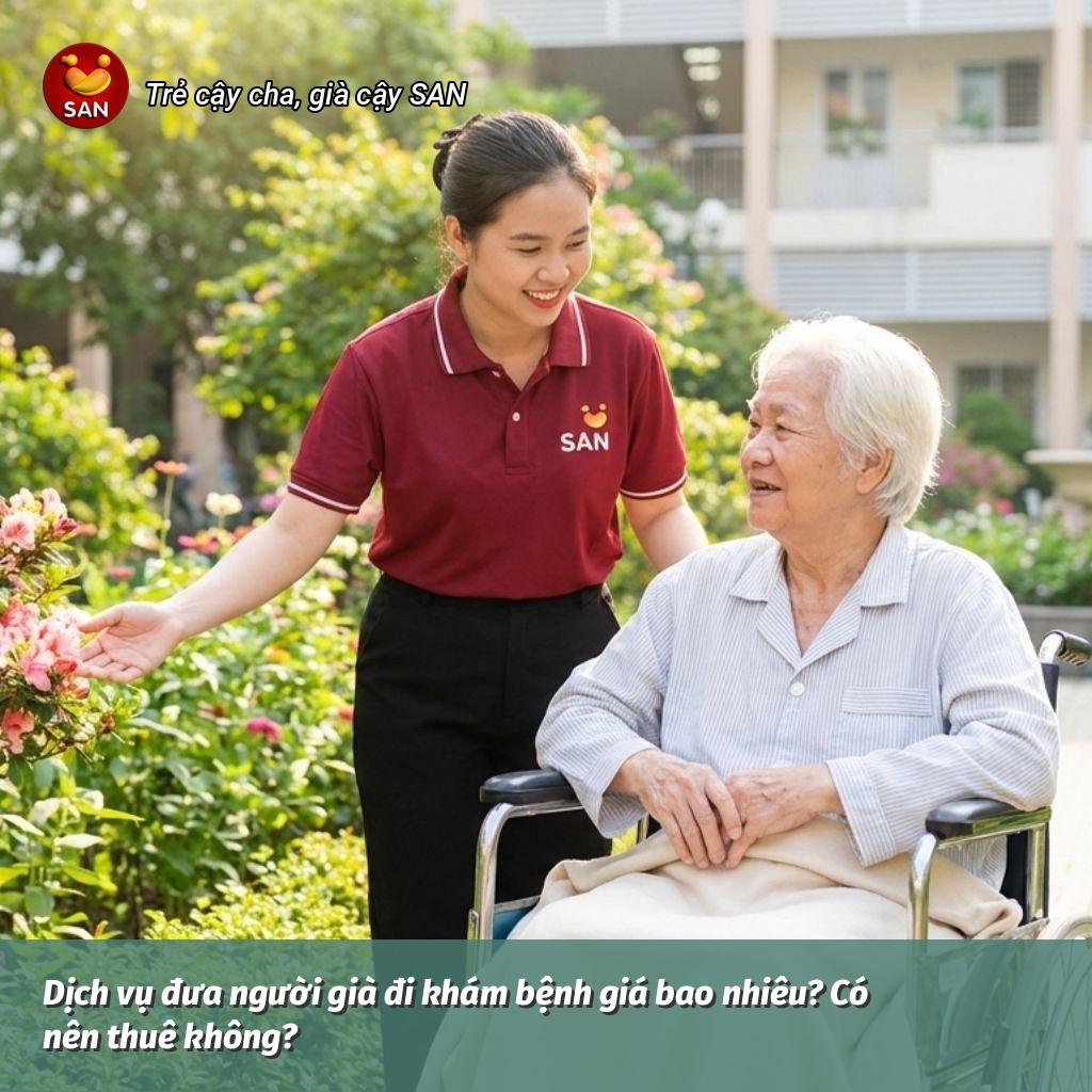 Dịch vụ đưa người già đi khám bệnh