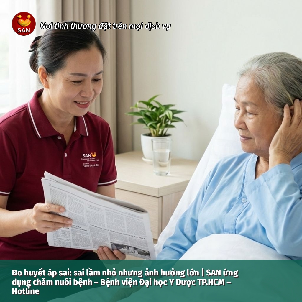 Đo huyết áp sai