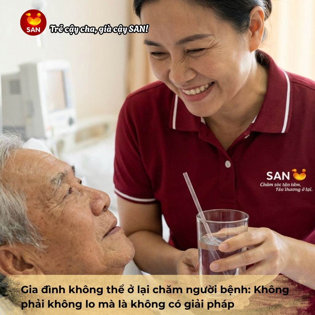 Gia đình không thể ở lại chăm người bệnh: Không phải không lo mà là không có giải pháp