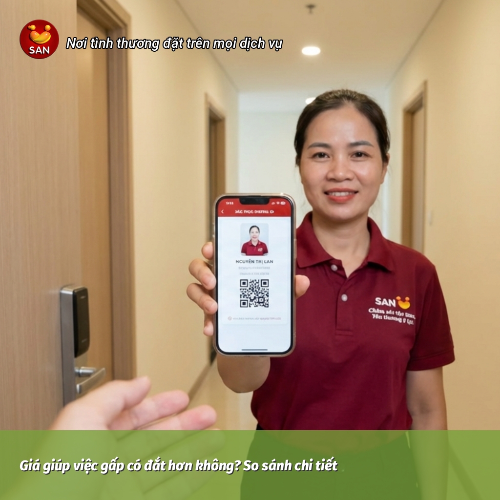 giá giúp việc gấp