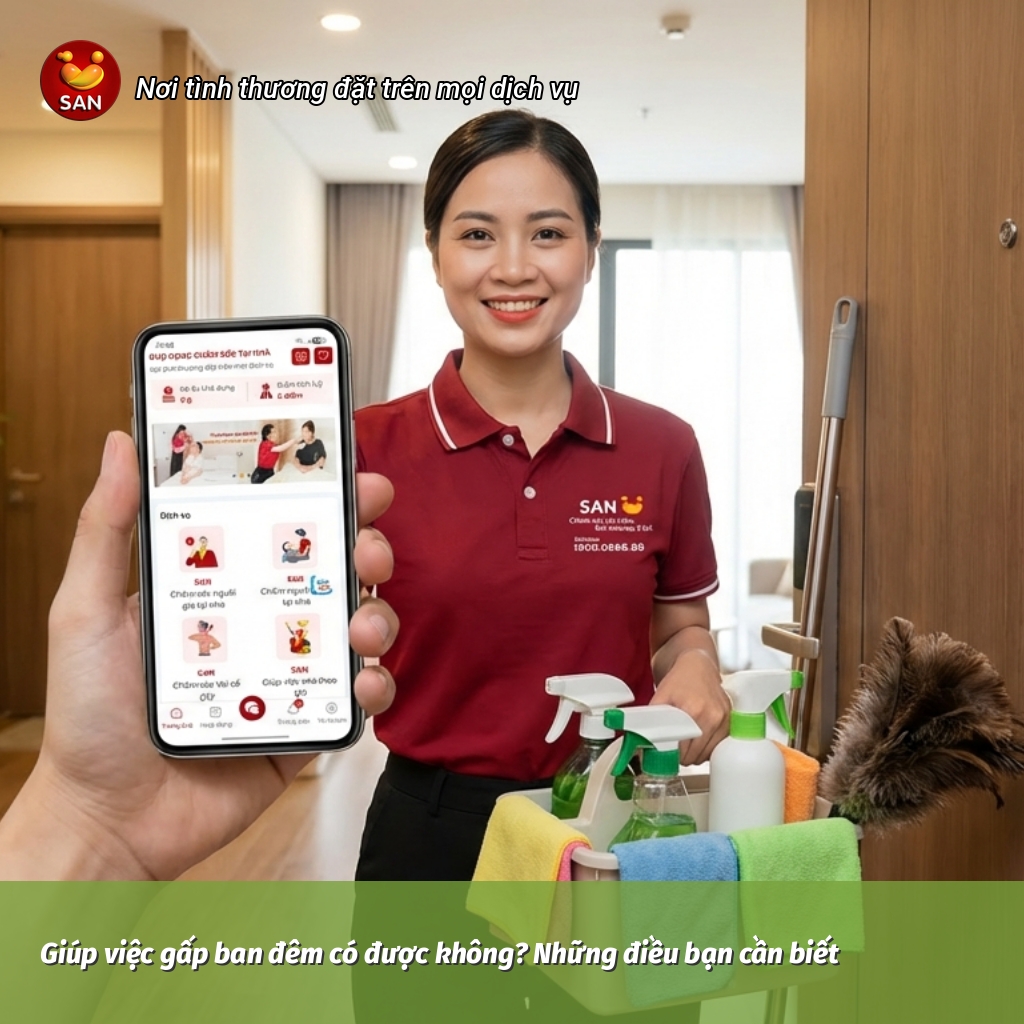 Giúp việc gấp ban đêm